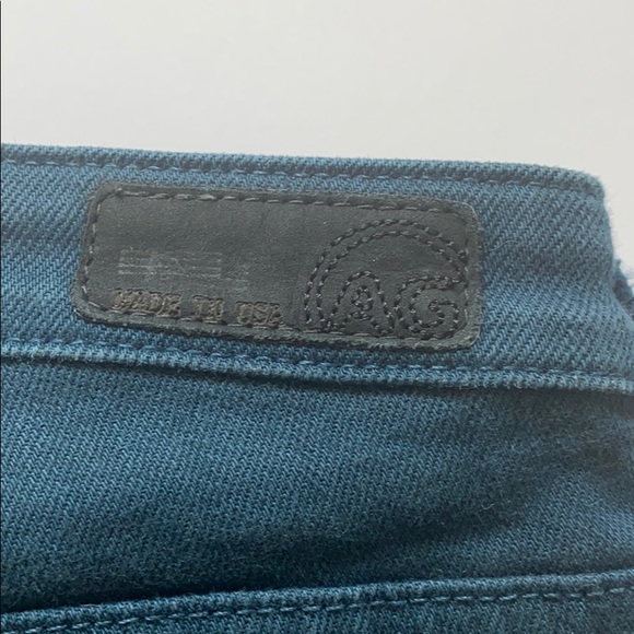 AG Adriano Goldshmied Stilt Cigarette Teal Skinny - Picture 6 of 8